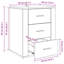 35cm W Manufactured Wood Bedside Table-213669754