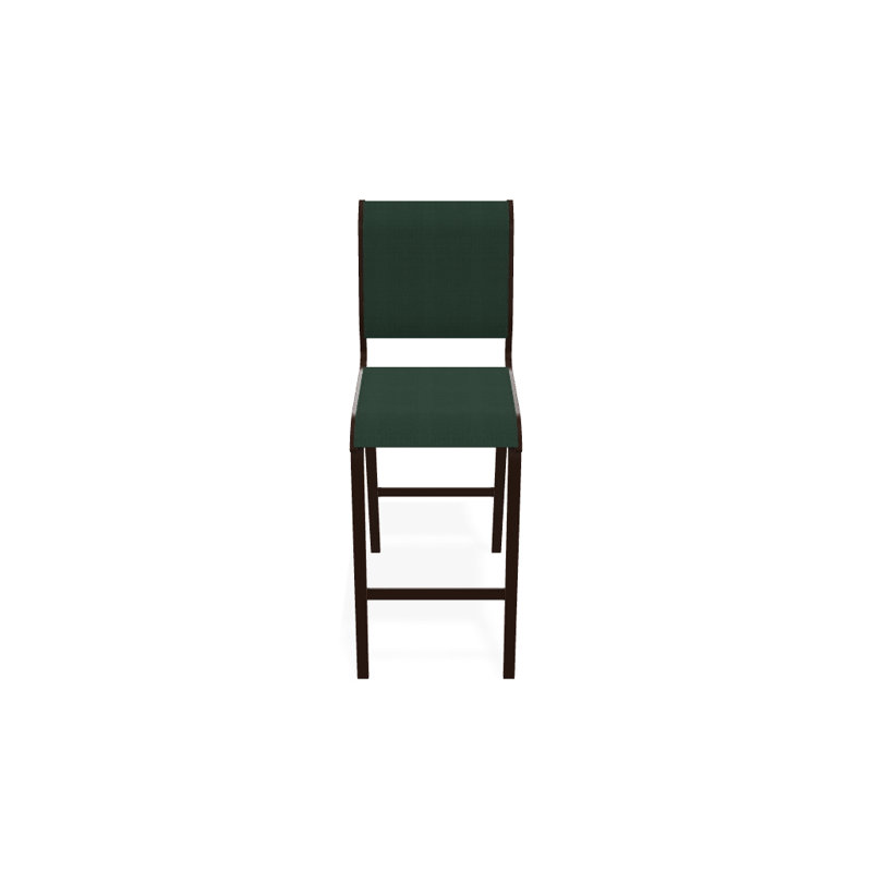 Tabouret de bar 29,5 po Holna, Vert forêt 22D Sunbrella® vert, Kona texturé