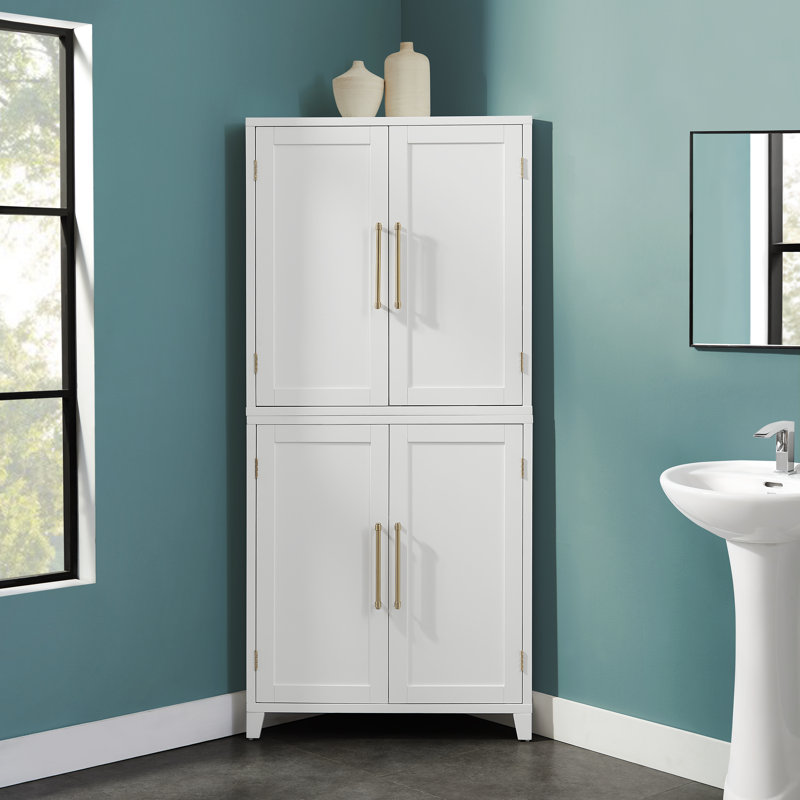 Armoire de rangement de coin Irelynne