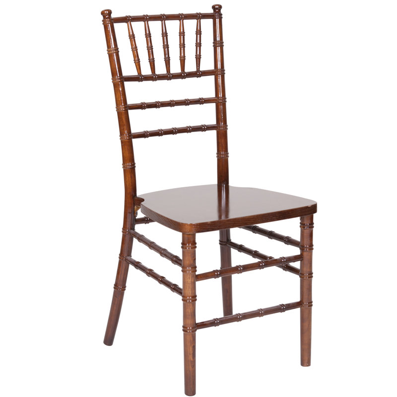 Chaise Chiavari avec coussin, Fruitier foncé