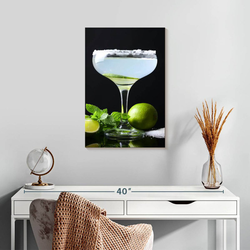 Yarlin Lime Margarita Cocktail, H 24 po x l 16 po