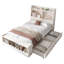 Auvianna Bed with 2 Drawers and Bench-1005779294