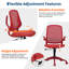 Chaise de bureau ergonomique à accoudoirs rotatifs-1653524257-1653524258