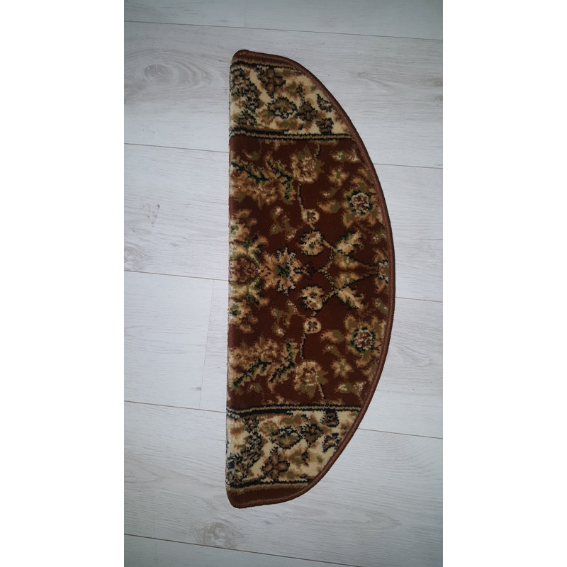 Half-circle Oriental 25cm X 65cm Area Rug