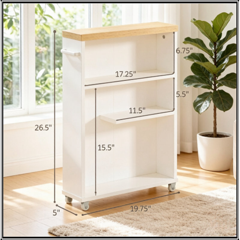 Bathroom Cabinet with open shelf storage