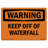 Osha Warning Sign - Keep Off Of Waterfall-73346004