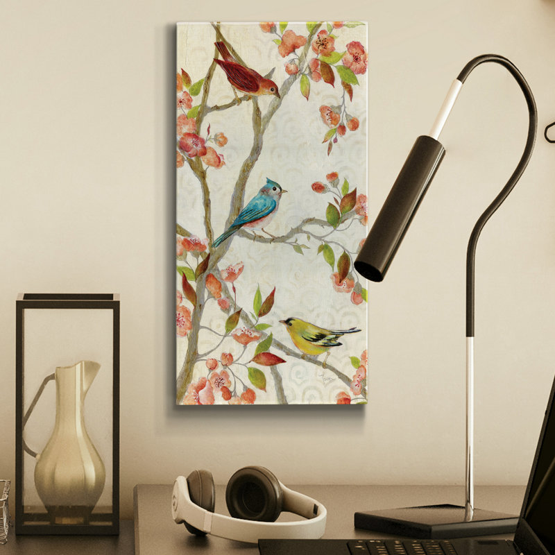 Chanson du printemps - reproduction sur toile tendue, H 16 po x l 8 po x P 1 po