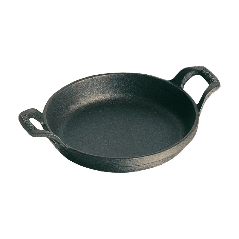Poêle à frire ronde en fonte 6 pouces Staub, Noir mat, 7.5""
