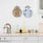 2 Piece Wall Black Floating Shelves Plate Holder