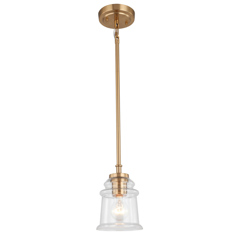 Shifflett 1 - Light Single Pendant, Brass