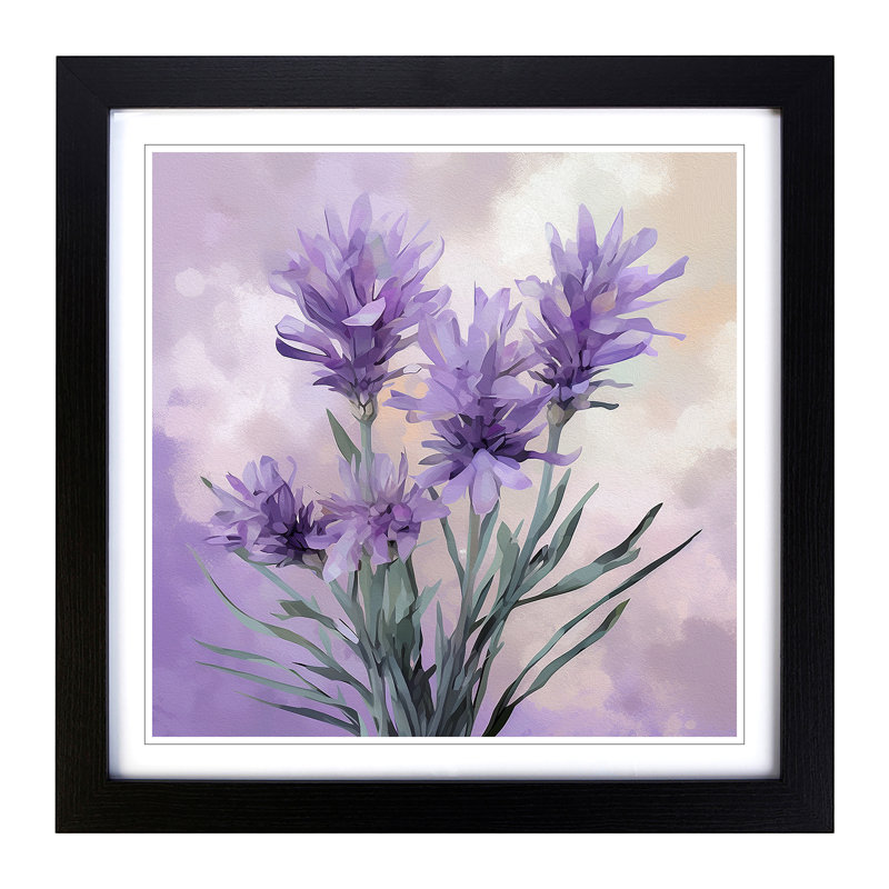 Lavender Flower - Square Print