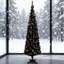 Arbre de Noël noir 6 pi avec crayon-1577341039-1577341034