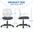 Rubin Mid Back Armless Office Chair-2074619212