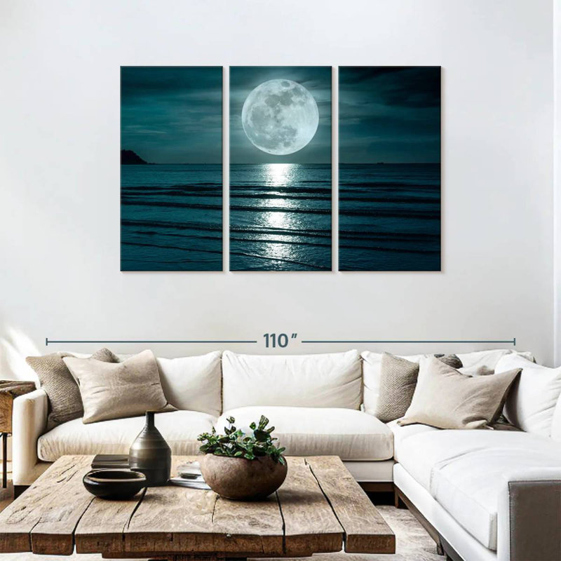 Oberle Midnight Moon, 48" H x 74" W