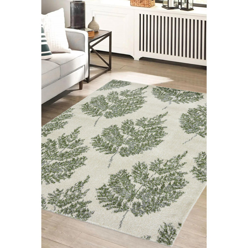 Villa Leaf Green, Rectangle 160 x 230 cm
