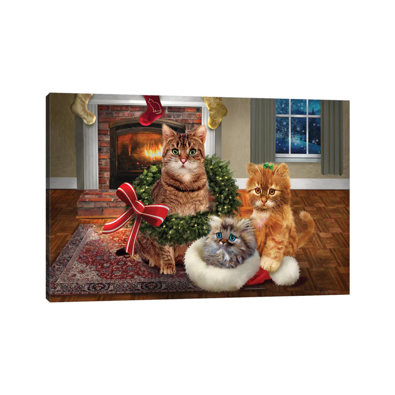 Three's Company by Giordano Studios - Wrapped Canvas Painting, 20.32 cm H x 30.48 cm W