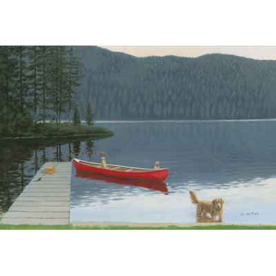 Happy Place III by James Wiens - Wrapped Canvas Print