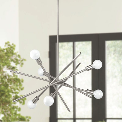 Lustre sphérique spoutnik à 6 lumières Pondview