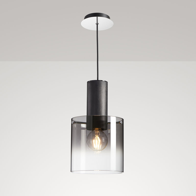 Jedidja 1 - Light Black Single Pendant