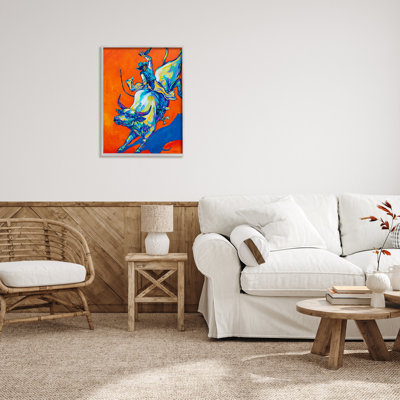 Peinture moderne sur bois par Derrick Higgins, peinture