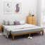 Structure de lit plateforme en bois robuste pour grand lit, rehaussant le confort et le style de la chambre à coucher