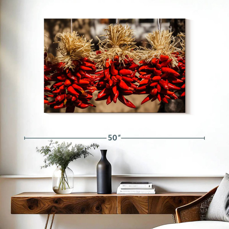 Yarlin Chili Pepper Spice, 26" H x 39" W