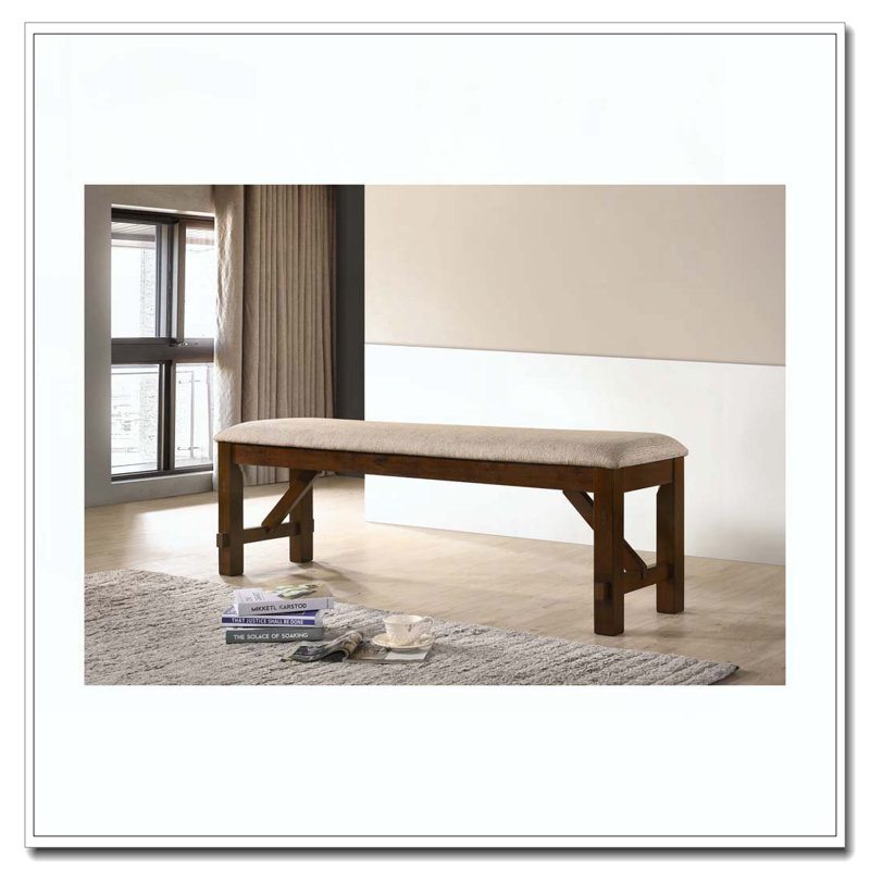 Banc de salle à manger en bois massif Karven