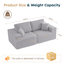 Canapé modulaire en osier 2 pièces Boneless-219799951