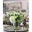 Green and White Hydrangea Arrangement