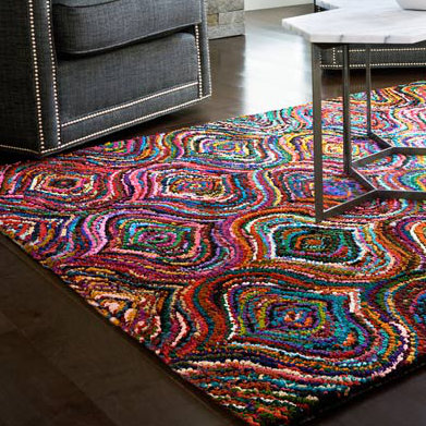 Chopra Geometric Cotton Area Rug
