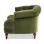 Causeuse Chesterfield, velours performance vert olive-130934314