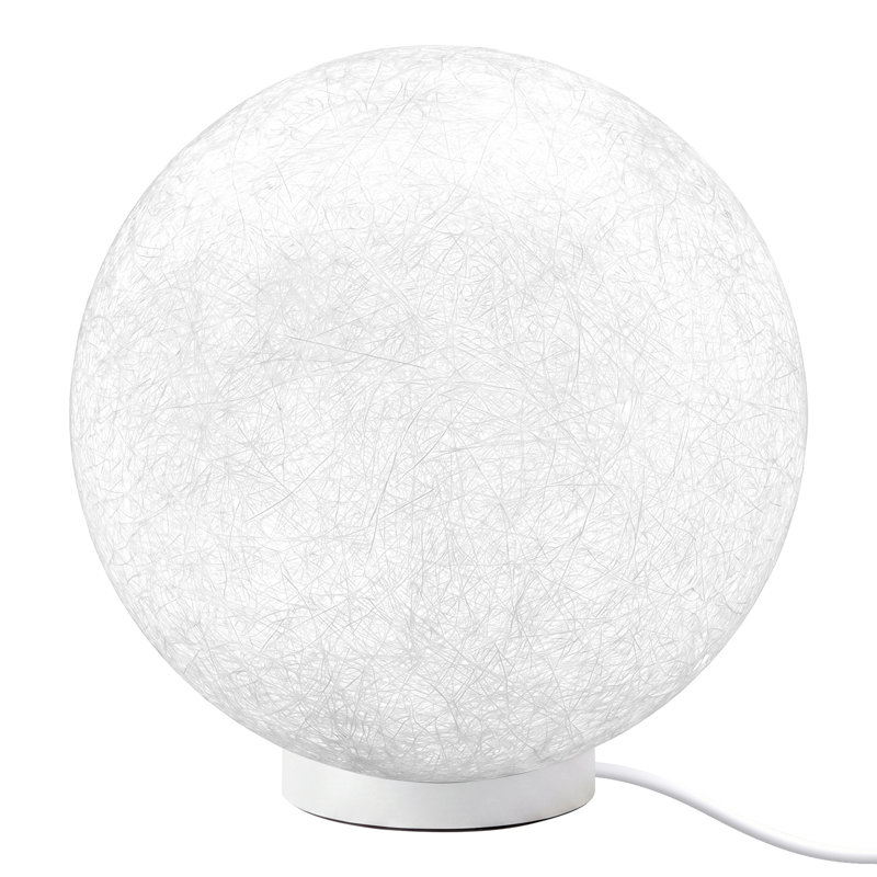 Globe terrestre solaire câblé et imperméable Moon, H 13,78 po x l 13,78 po x P 13,78 po