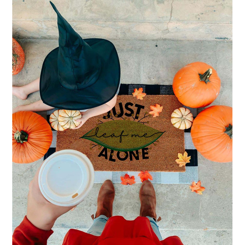 Paillasson Fatos Just Leaf Me Alone, L 22 po x L 36 po
