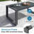 Aluminum 4-Piece Outdoor Sofa Seating Group With Cushions-549639309
