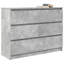 Sideboard 100X35x76 Cm Engineered Wood-1088289155