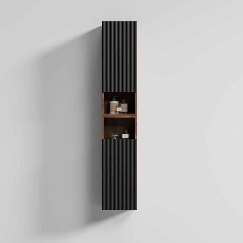 Bathroom Floating Side Cabinet, Wall-Mounted Storage Solution For Small Spaces, Easy Assembly KD