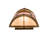 Rustic Lodge Steel Wall Light