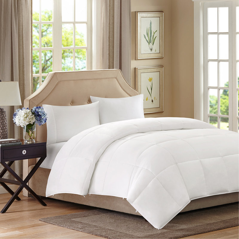 Édredon simple en duvet synthétique 2 en 1 avec couches détachables pour un confort et un contrôle de la température toute l'année