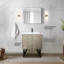 30 po L x P 20 po Meuble-lavabo rustique pour la salle de bain, comptoir en marbre, robinet en métal, miroir 28 po-606218168