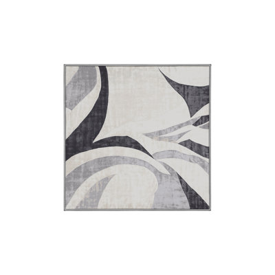 Machine Washable Gray Area Rug