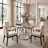 Yuko Round Glass Dining Table