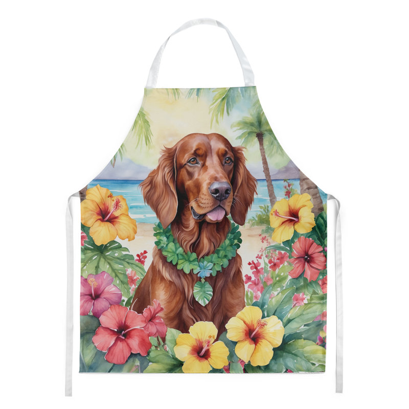Tablier Setter irlandais Luau