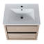 Ensemble de meuble-lavabo mural simple 0 po avec plateau en céramique Williamsbridge-1473660492