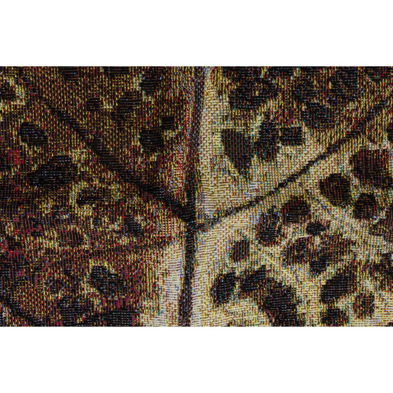 Suspension murale en coton feuilles d'automne