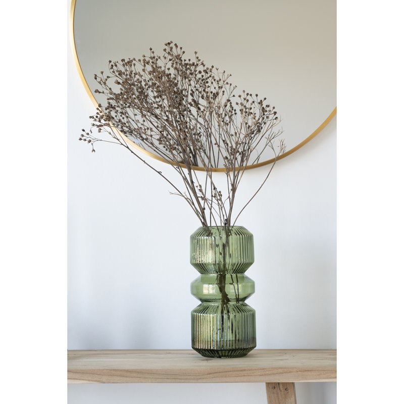 Isadore Metal Wall Mirror, Brass , 60cm H x 60cm W