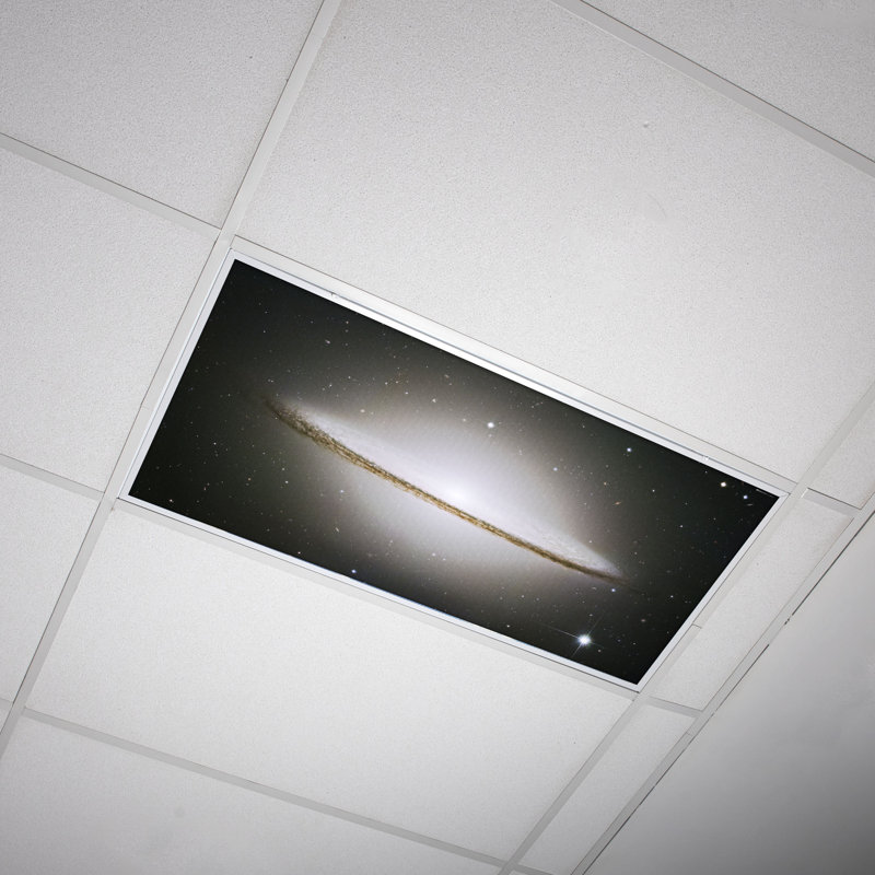 Astronomy Fluorescent Light Covers for Ceiling Lights - For 2x4 Light Fixture - by Octo Lights