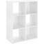 Organisateur de cubes à 6 sections - Blanc