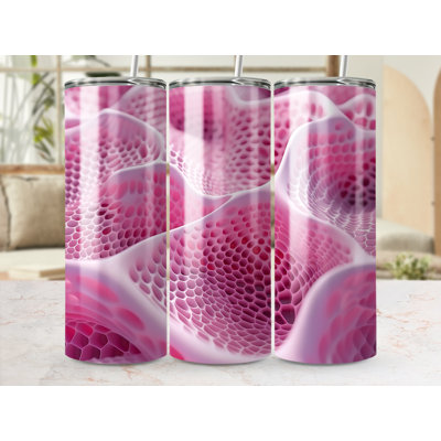 Choose Handmade Tumblers 591ml Vacuum Insulated Stainless Steel (18/8) Travel Tumbler with Straw