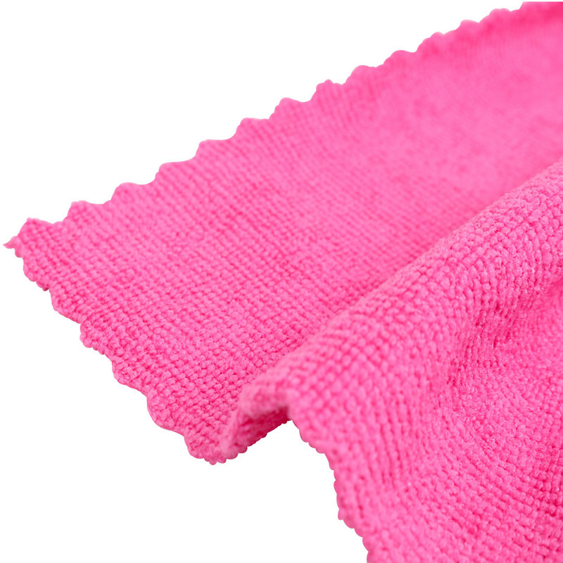 Smart Edge Edgeless Microfiber Cleaning Cloths (Pack of 12), Pink