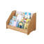 Modern Bookshelf, White & Natural Finish, 22.4 x 15.0 x 13.4 inches | 100% MDF, Thickness: 0.5 inches | Stylish Storage Solution for Home & Office